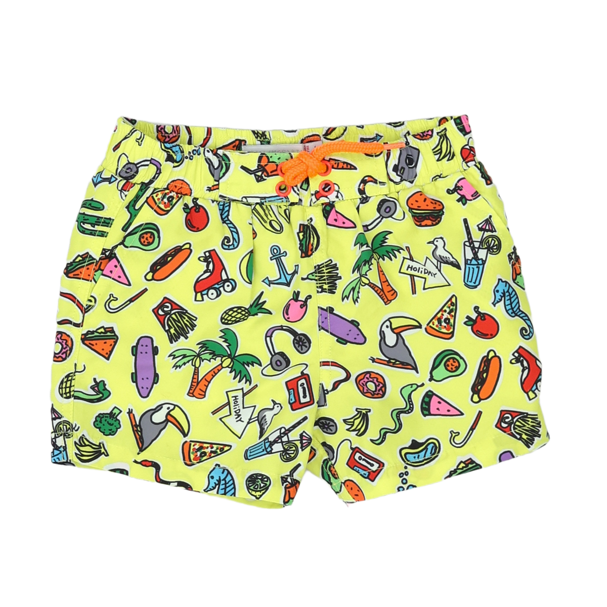 STELLA MCCARTNEY - SHORT DE BAIN - JAUNE - 18 MOIS
