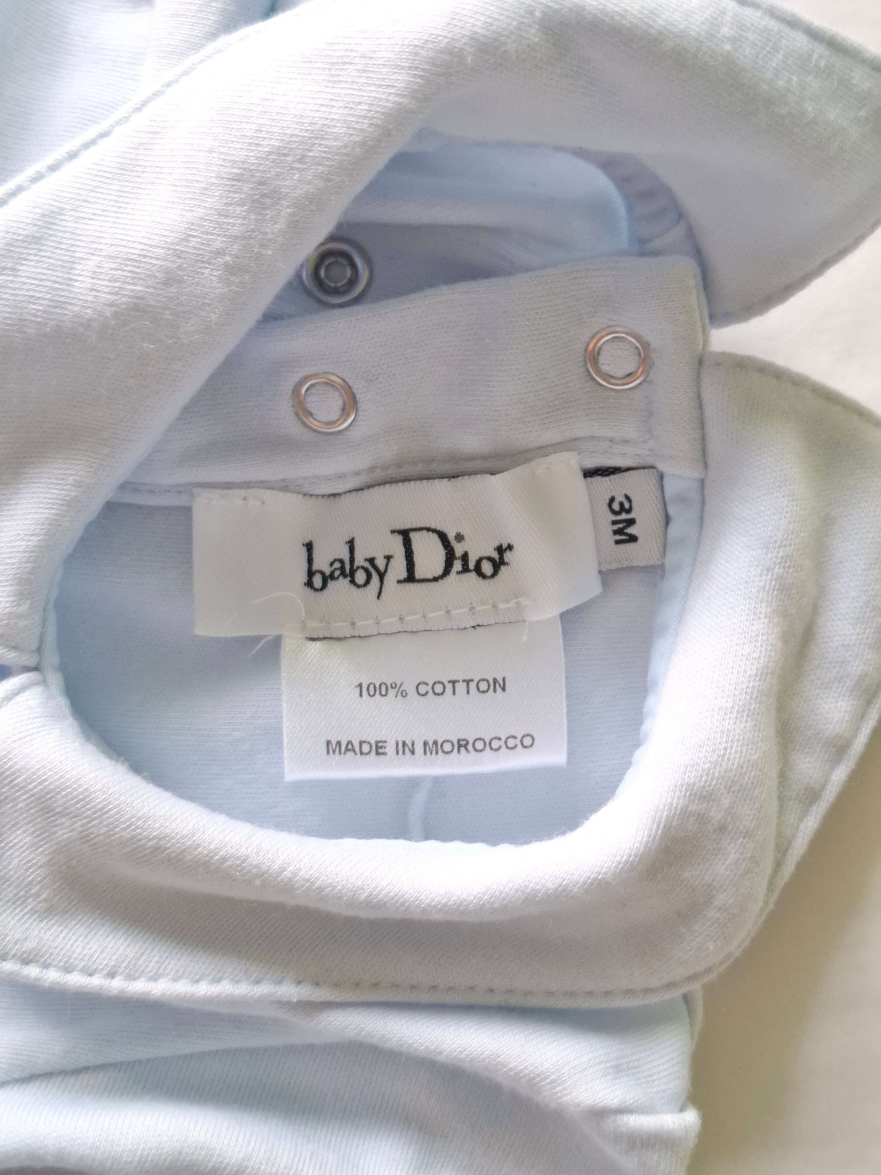 BABY DIOR - BODY - BLUE, WHITE - 3 MONTHS