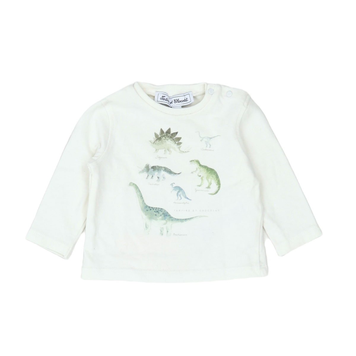 TARTINE & CHOCOLAT - T-SHIRT - BLANC - 6 MOIS