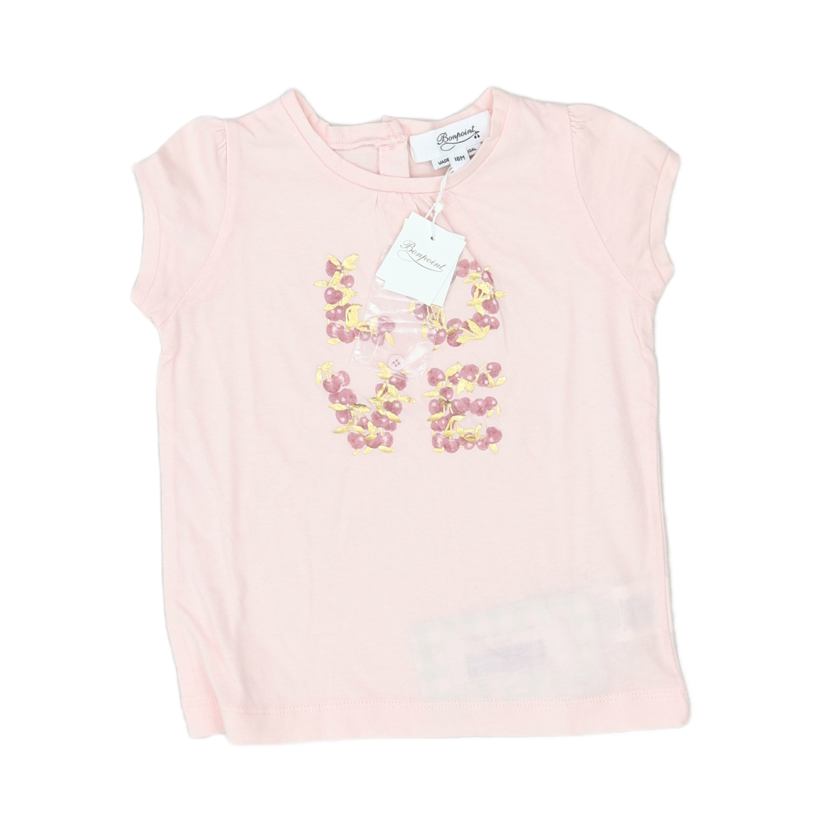 BONPOINT - T-SHIRT - ROSE - 18 MOIS