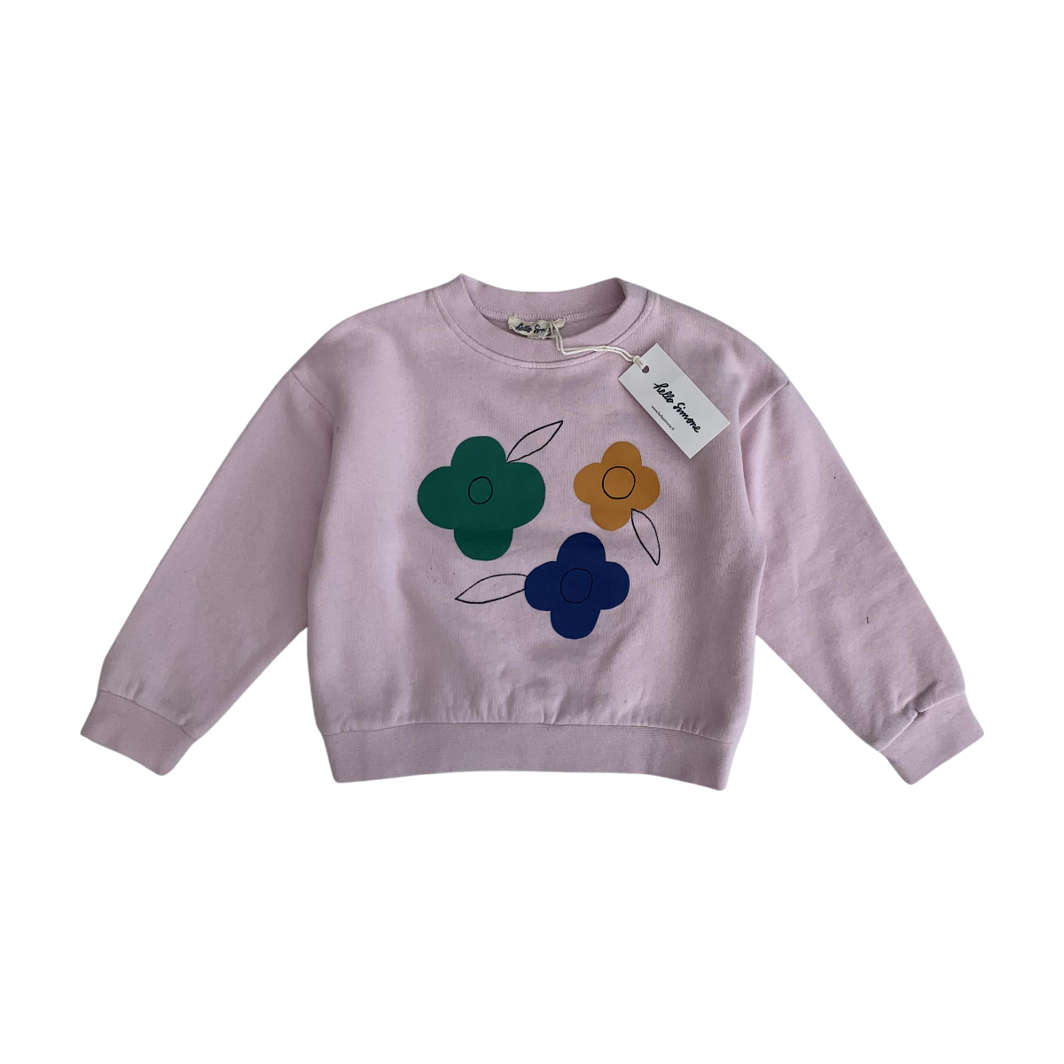 HELLO SIMONE - PULL - ROSE - 4 ANS