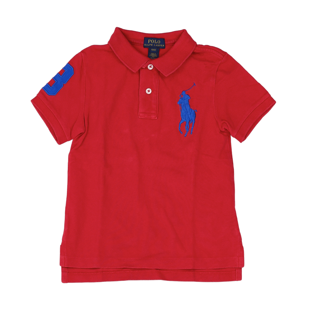 RALPH LAUREN - POLO - ROUGE - 4 ANS