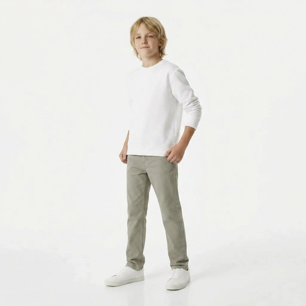 BELLEROSE - PANTALON - BEIGE - 8 ANS