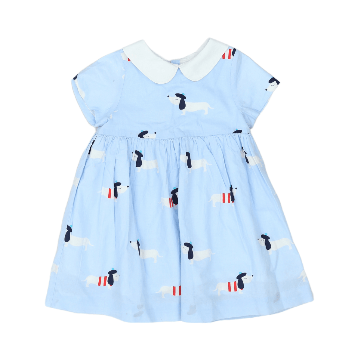 JACADI - DRESS - BLUE - 24 MONTHS
