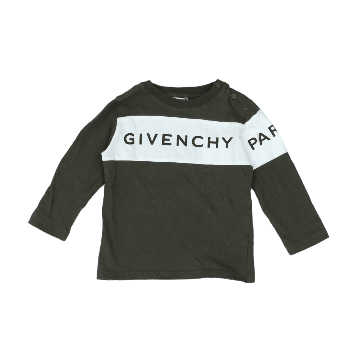 GIVENCHY – T-SHIRT – GRÜN, WEISS – 24 MONATE