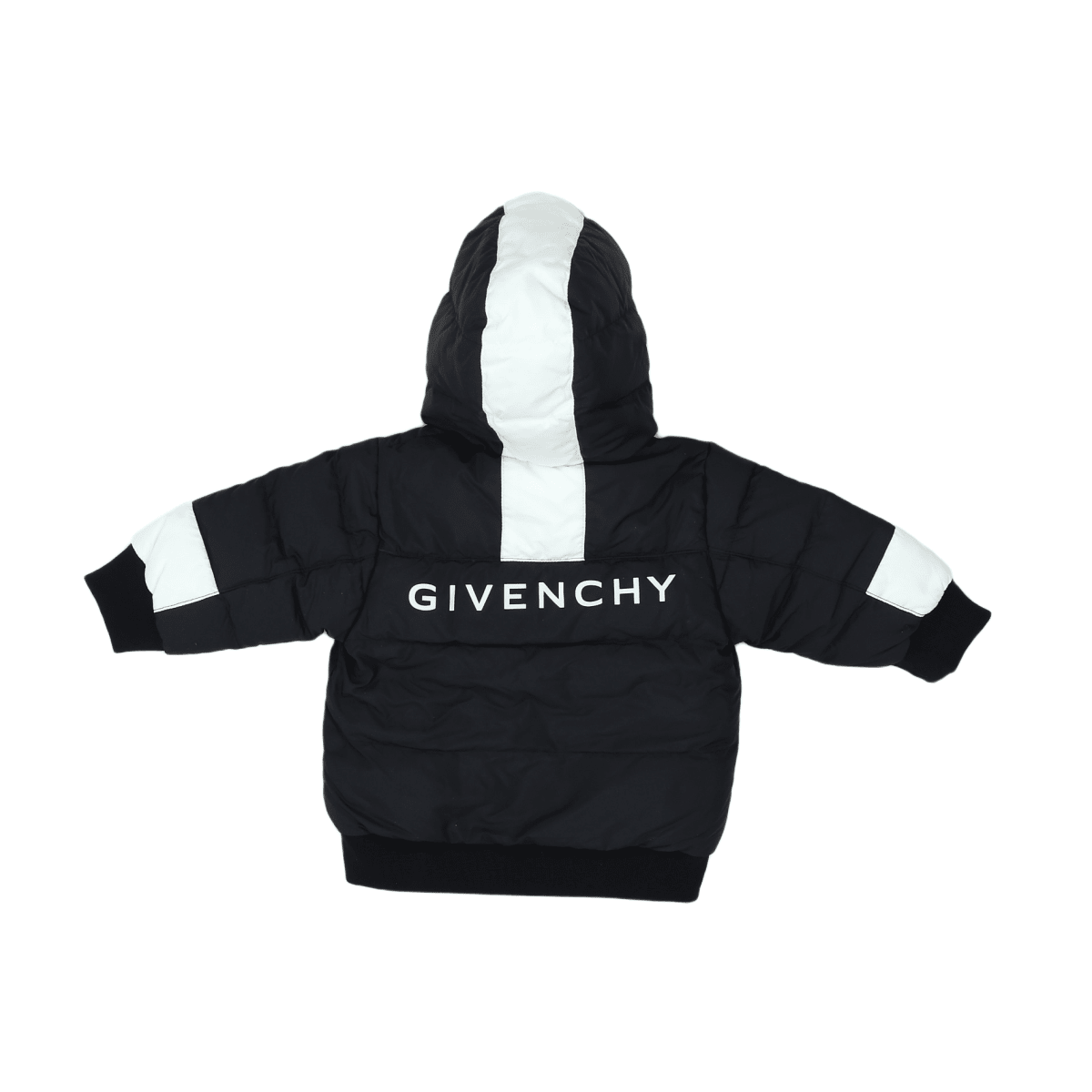 GIVENCHY – DAUNENJACKE – SCHWARZ, WEISS – 6 MONATE