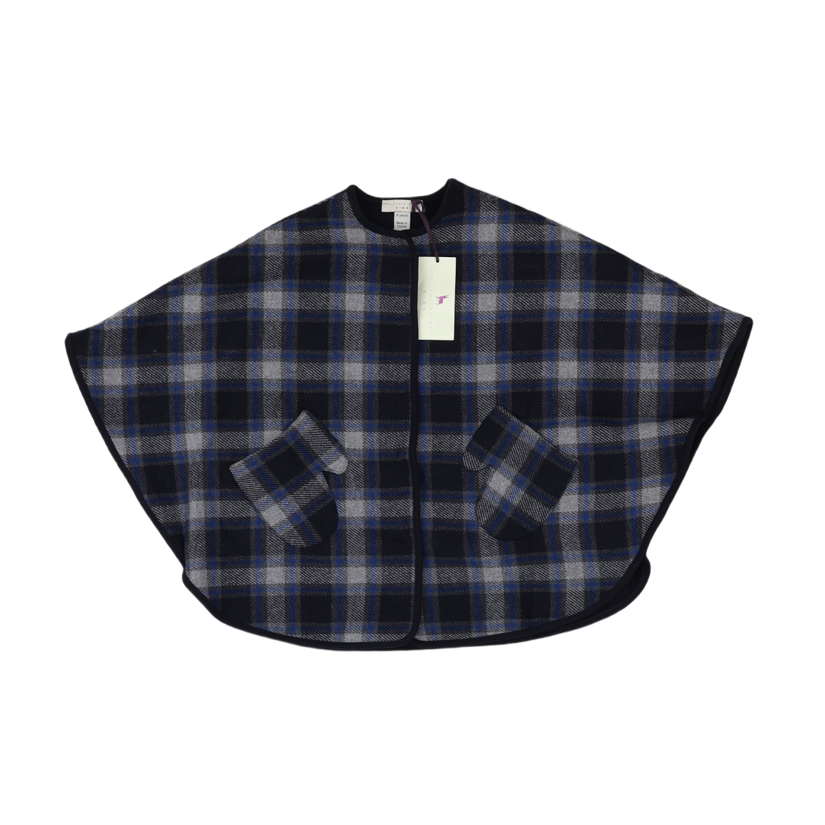 STELLA MCCARTNEY - PONCHO - GRIS, BLEU - 6 ANS