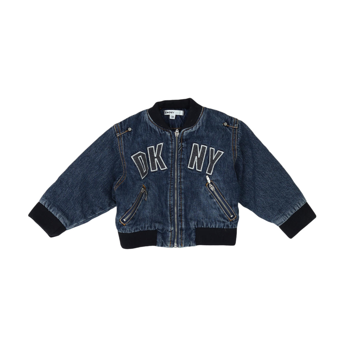 DKNY - VESTE EN JEAN - BLEU - 9 MOIS