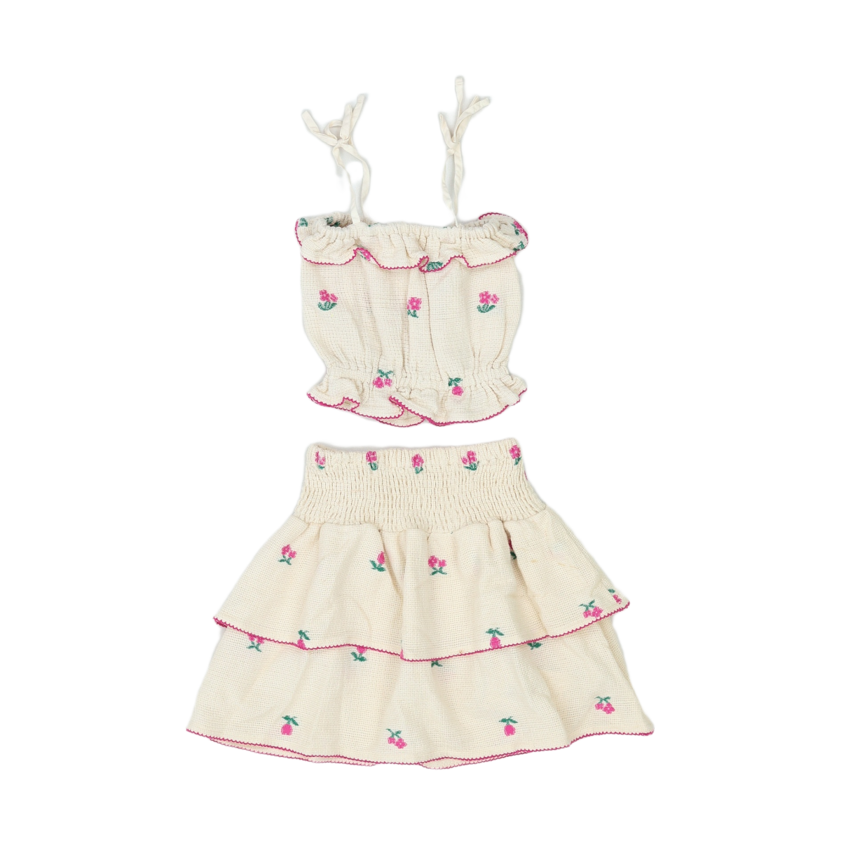 BEBE ORGANIC - ENSEMBLE - BEIGE - 10 ANS