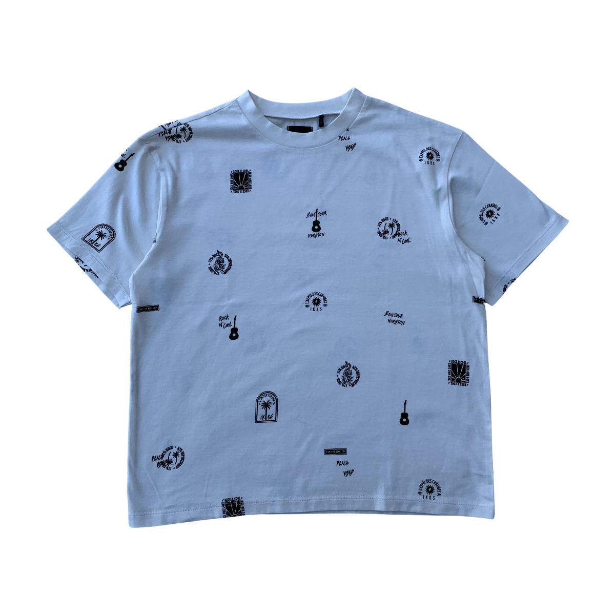 IKKS - T-SHIRT - BEIGE - 10 ANS