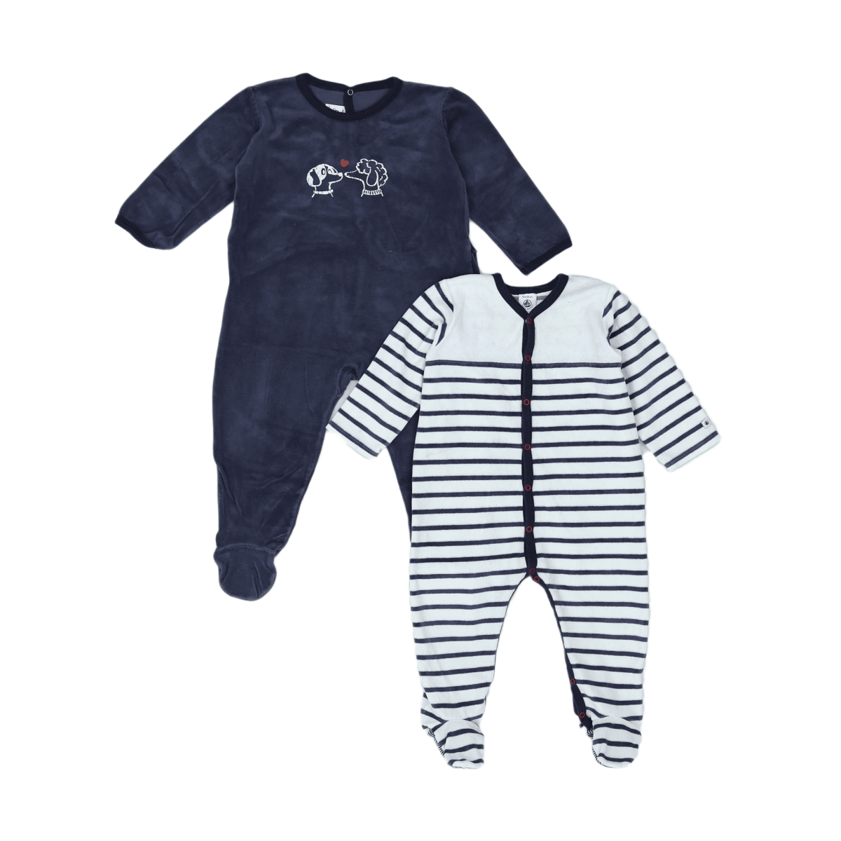 KLEINES BOOT - SET - BLAU, WEISS - 18 MONATE