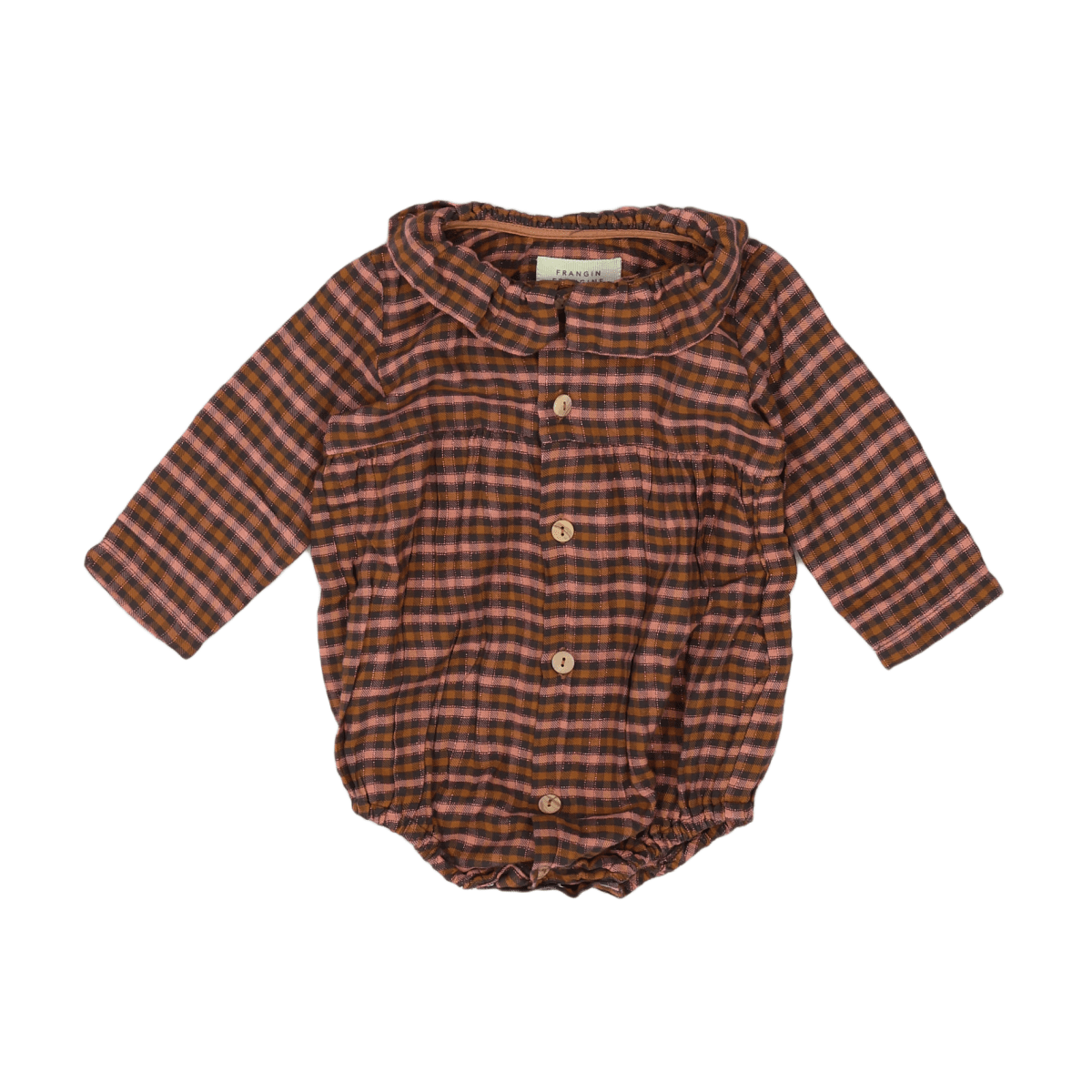 FRANGIN FRANGINE - COMBISHORT - MARRON, ROSE - 12 MOIS