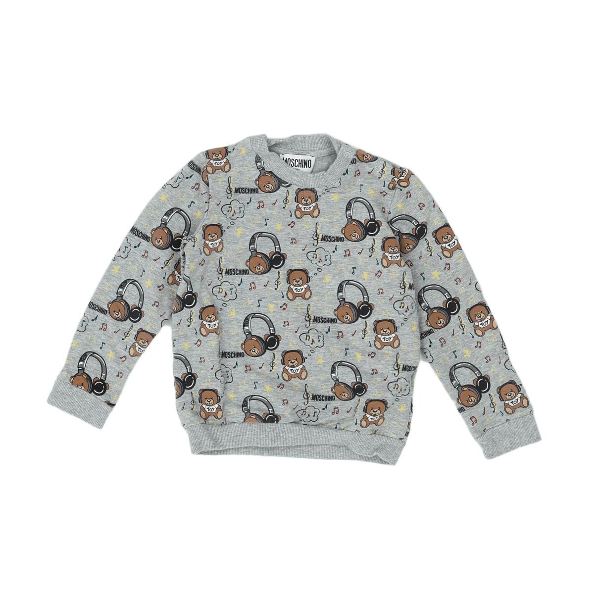 MOSCHINO - PULL - GRIS - 24 MOIS