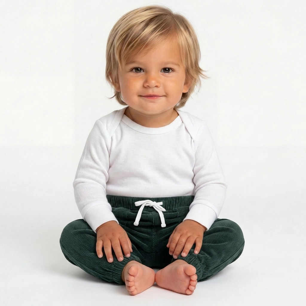 MARIE PUCE - PANTALON - VERT - 12 MOIS