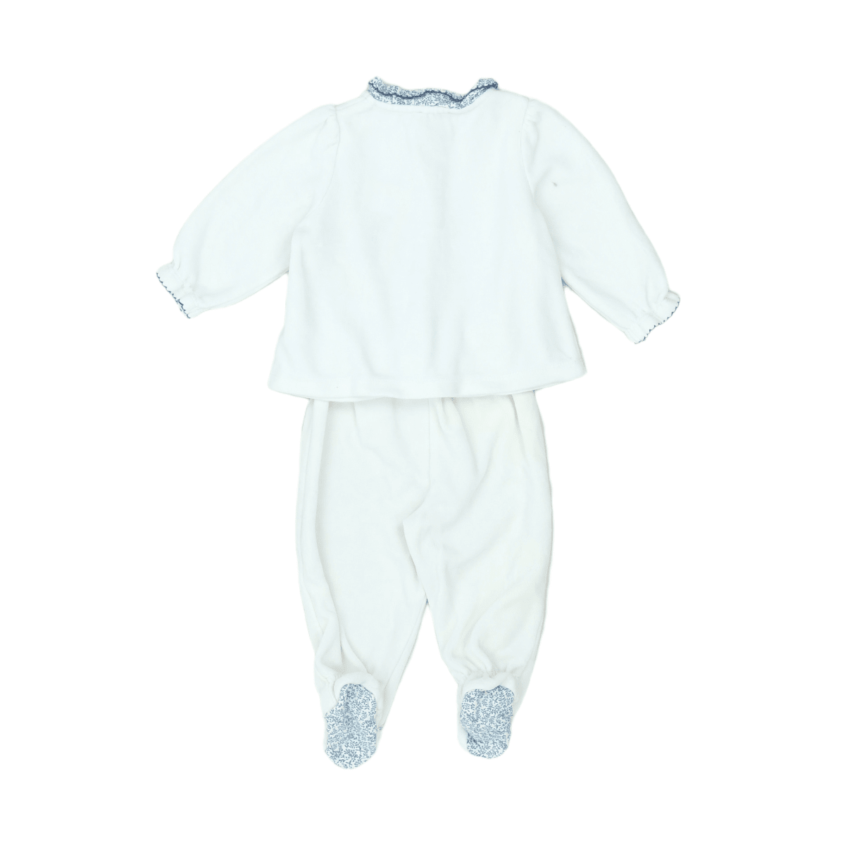 CYRILLUS - PAJAMAS - WHITE - 6 MONTHS