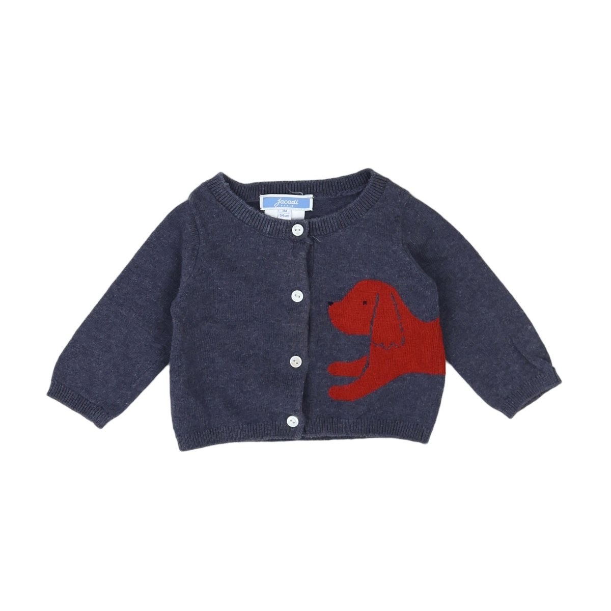 JACADI - CARDIGAN - GRIS - 1 MOIS