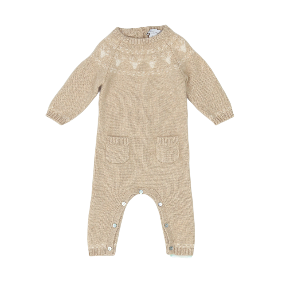 OSCAR ET VALENTINE - COMBINAISON - MARRON - 6 MOIS