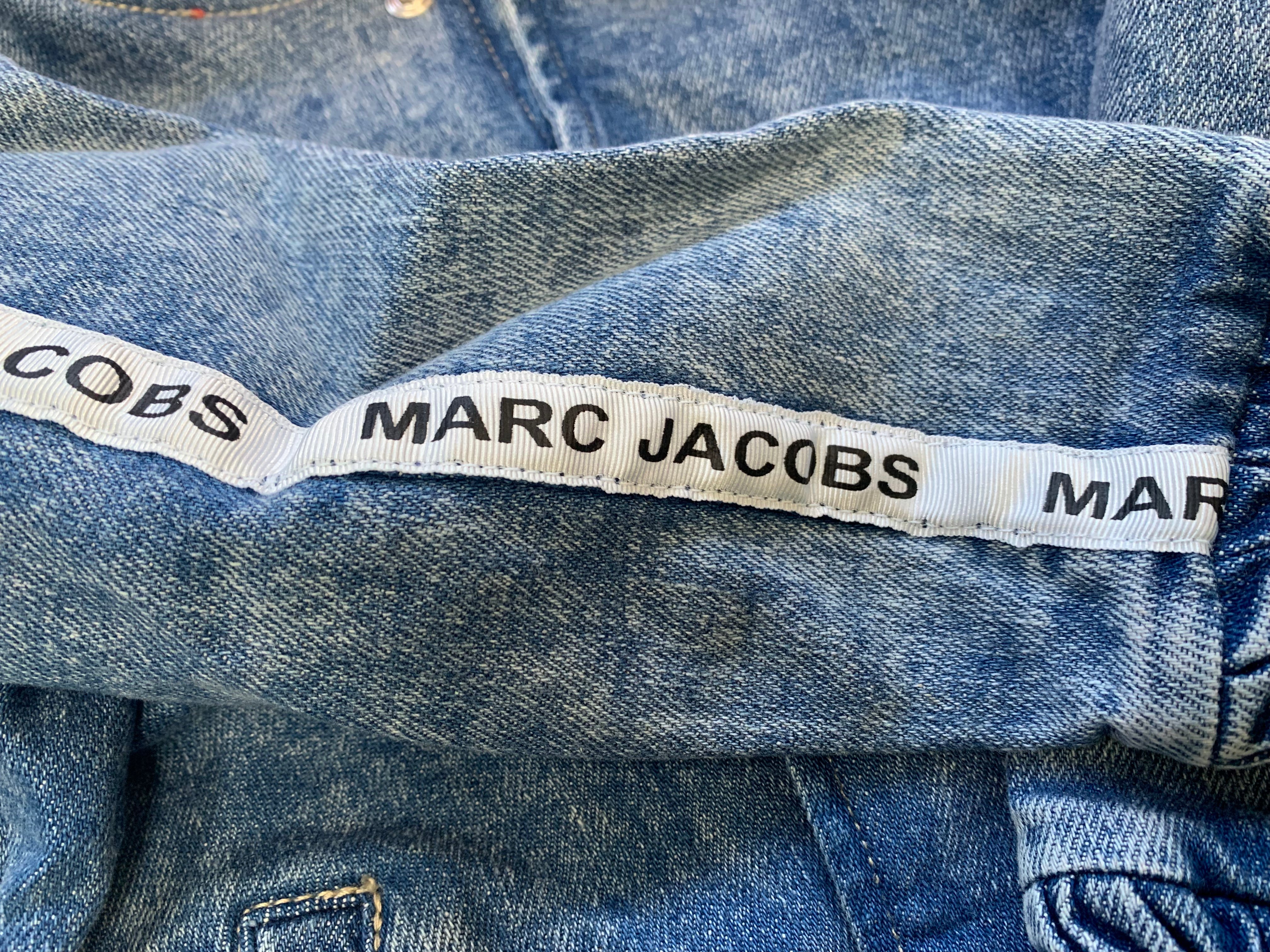 LITTLE MARC JACOBS - JEANSJACKE - BLAU, ROT - 3 JAHRE