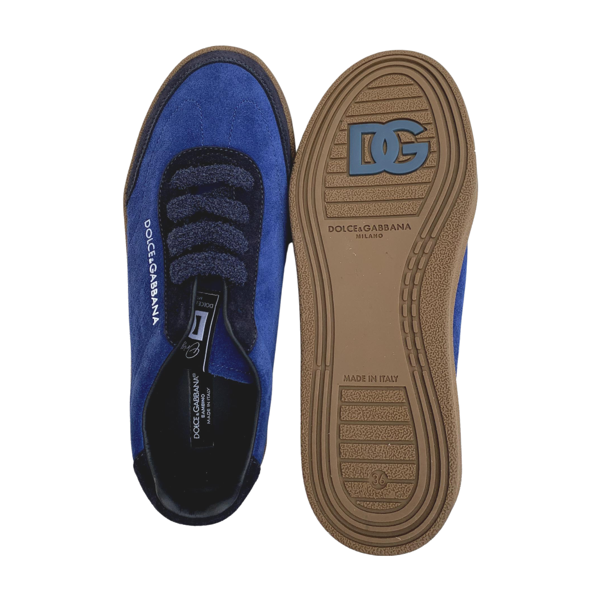 DOLCE & GABBANA - BASKETS - BLEU - 36