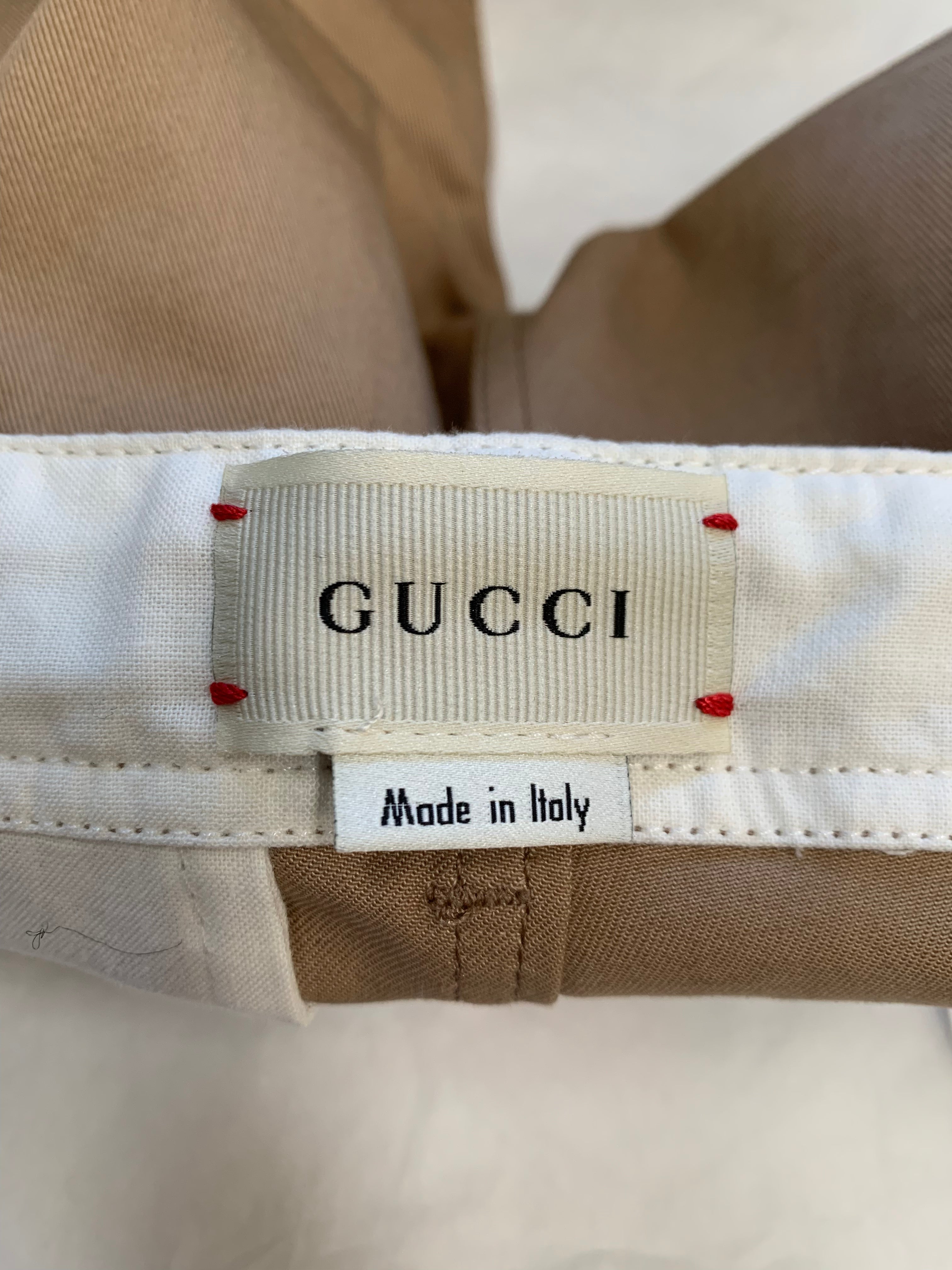 GUCCI - PANTS - BROWN - 3 MONTHS