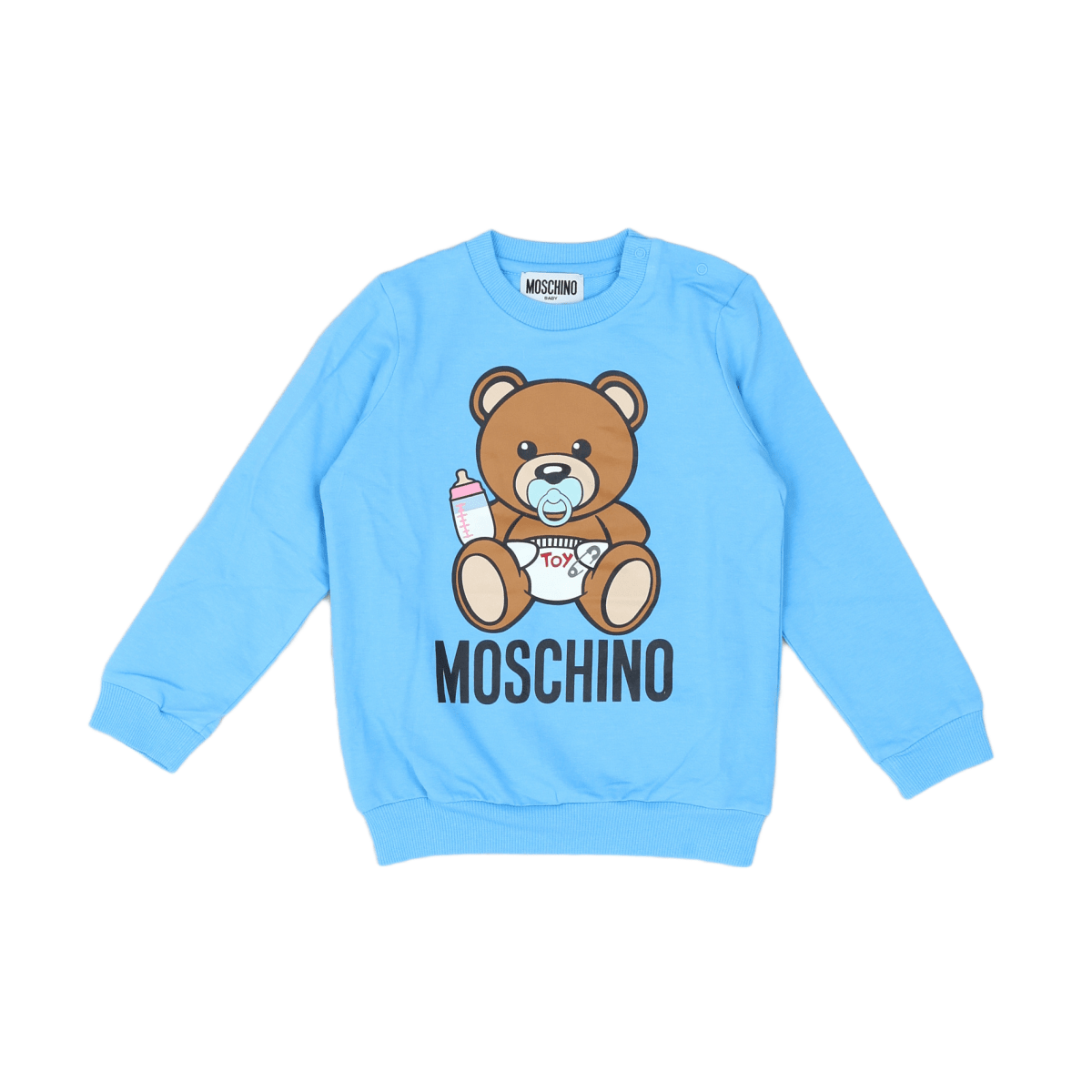 MOSCHINO - PULL - BLEU - 24 MOIS