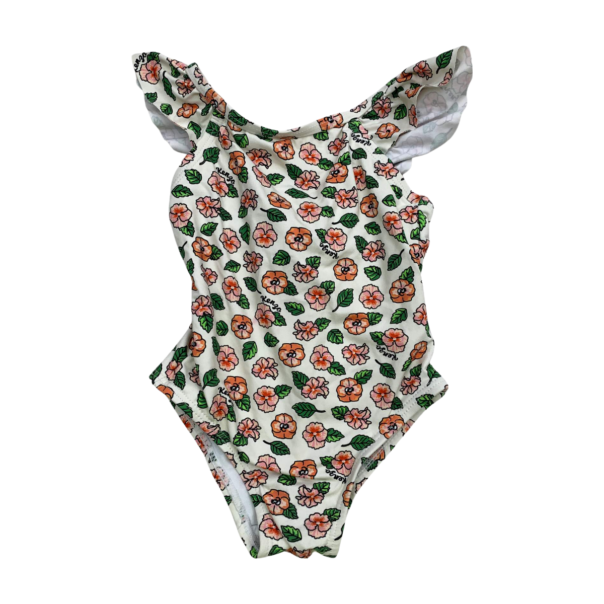 KENZO - MAILLOT DE BAIN 1 PIÈCE - BEIGE - 12 MOIS