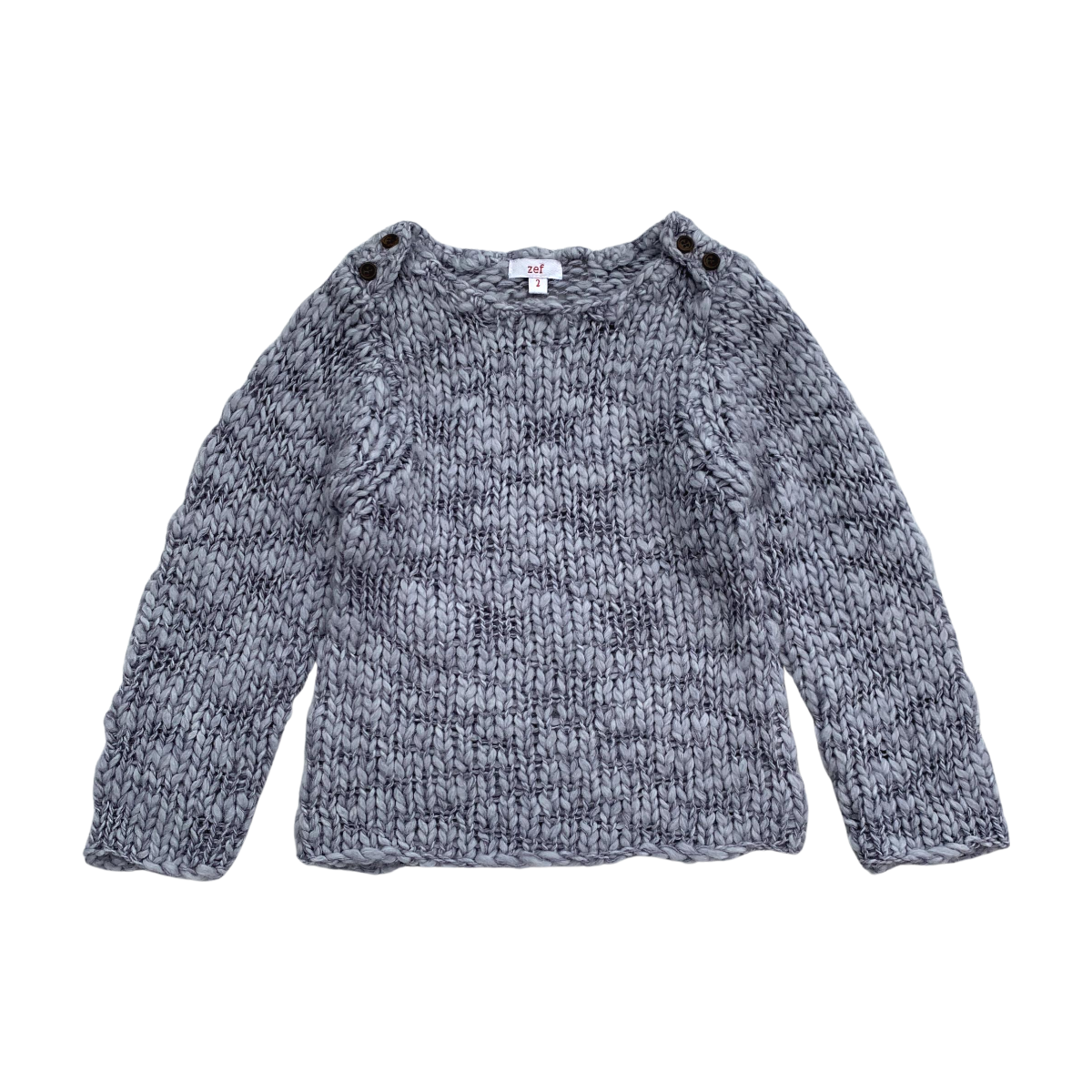 ZEF - PULL - GRIS - 24 MOIS