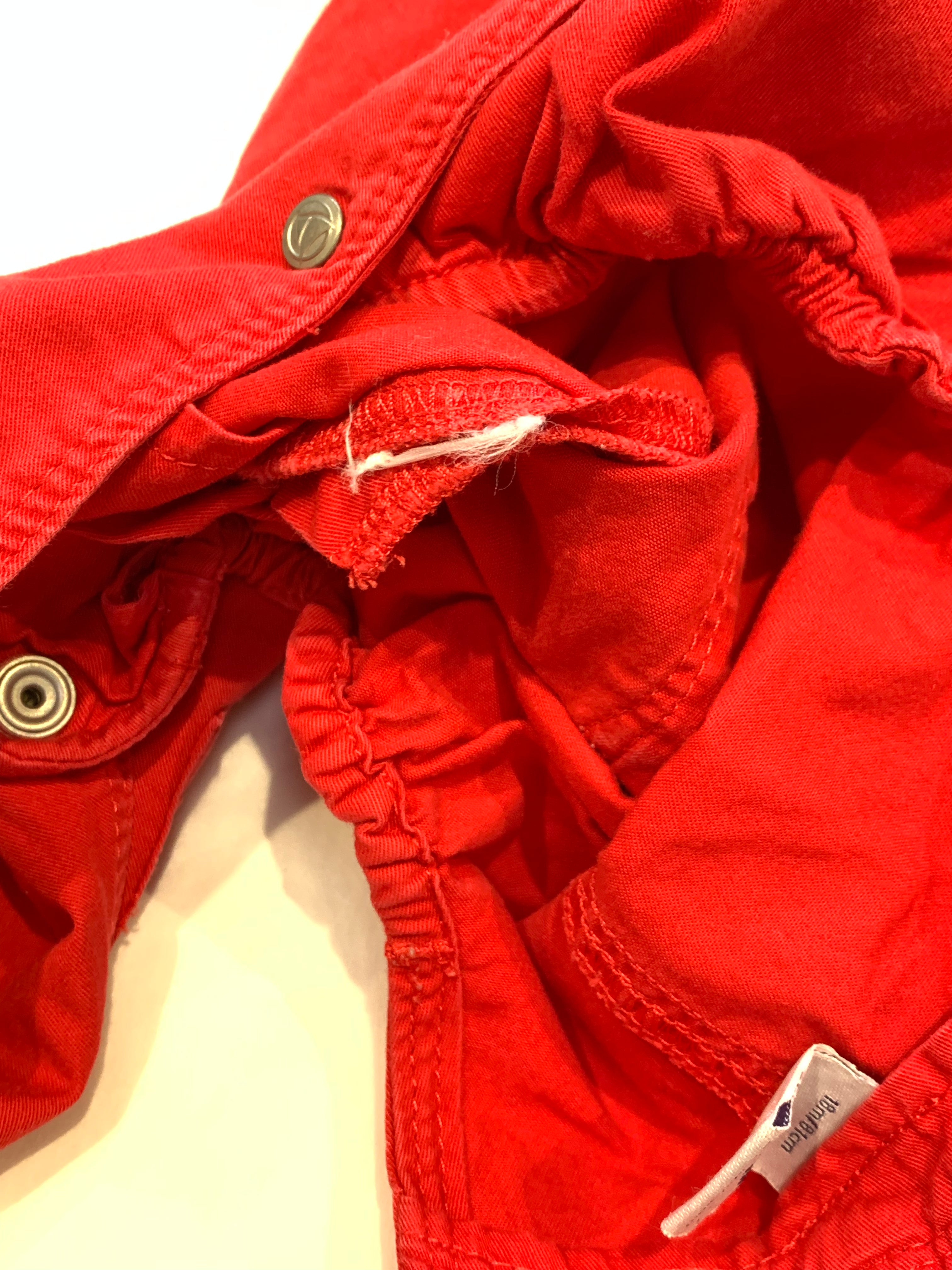 LITTLE BOAT - OVERALLS - ROT - 18 MONATE