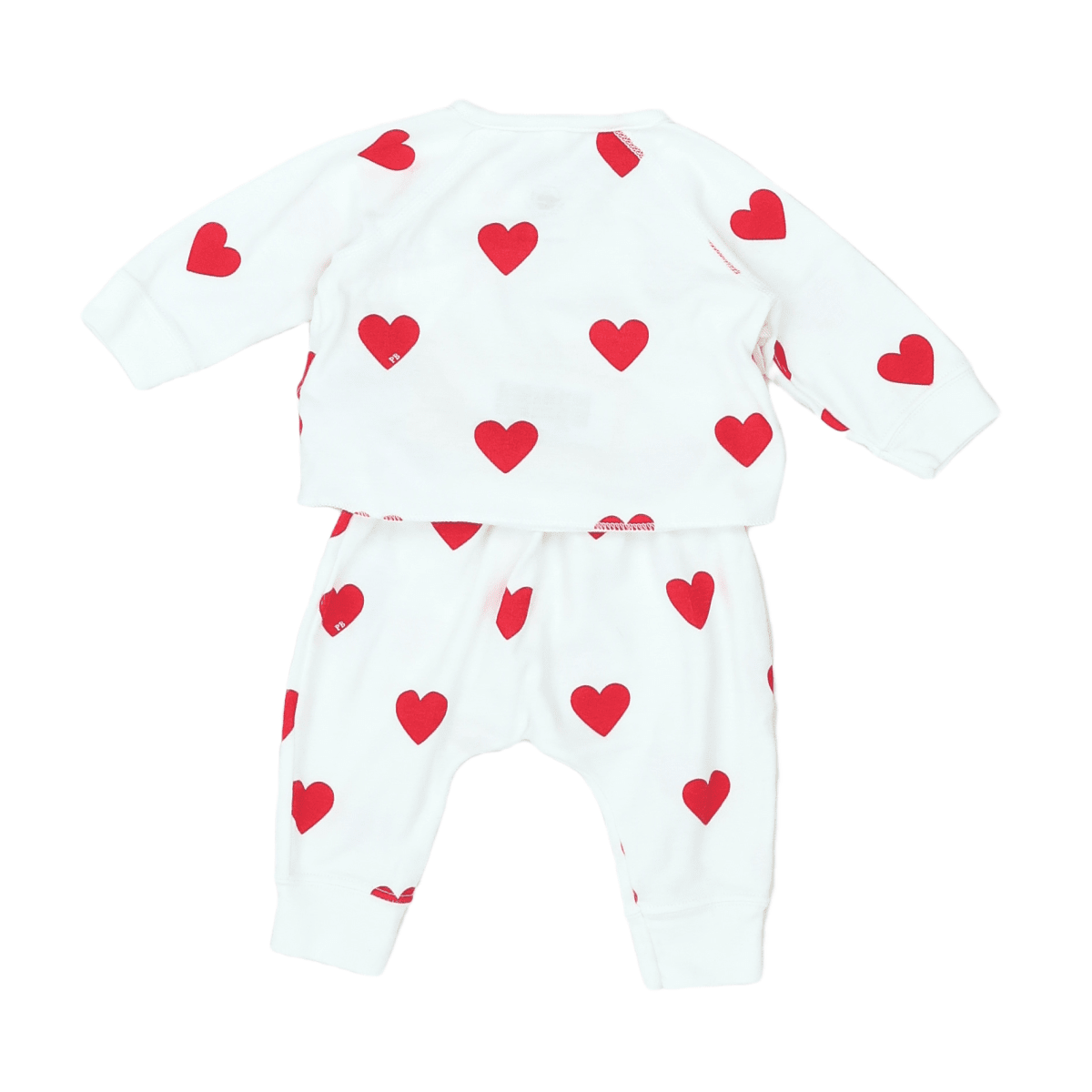 LITTLE BOAT - SET - WHITE, RED - 1 MONTH