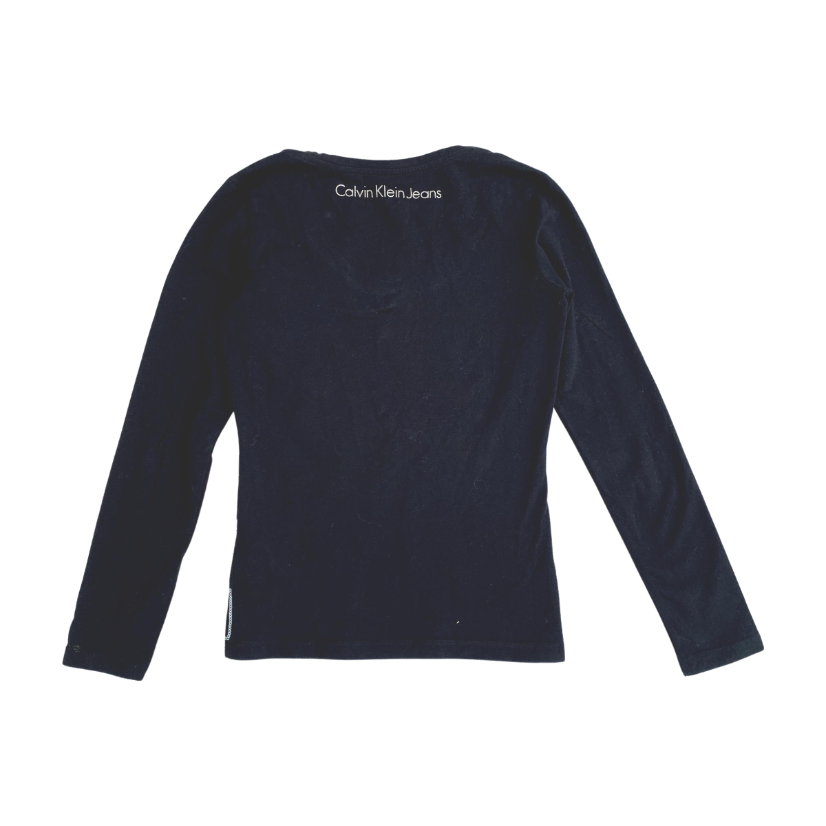CALVIN KLEIN - T-SHIRT - NOIR, ARGENTÉ - 16 ANS