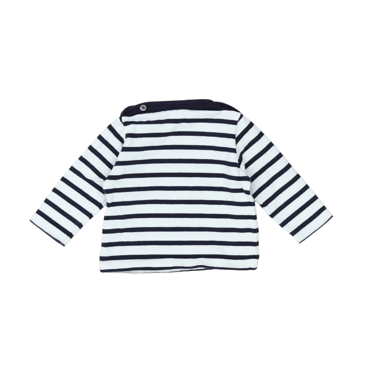 PETIT BATEAU - PULL - BLANC - 6 MOIS