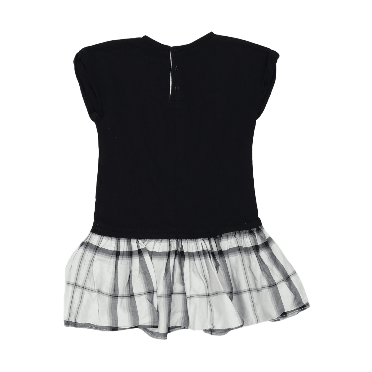 BURBERRY - ROBE - NOIR, GRIS - 3 ANS