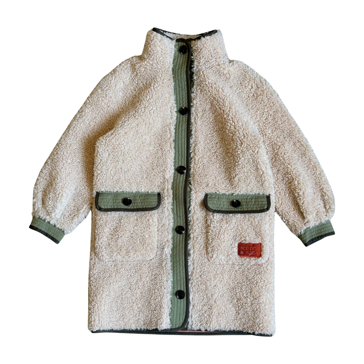 SCOTCH & SODA - MANTEAU - BEIGE, VERT - 8 ANS