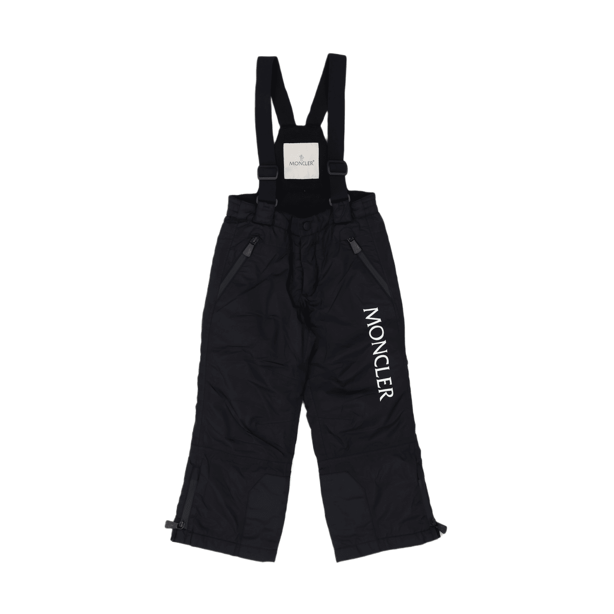 MONCLER - SKI OVERALLS - BLACK - 4 YEARS