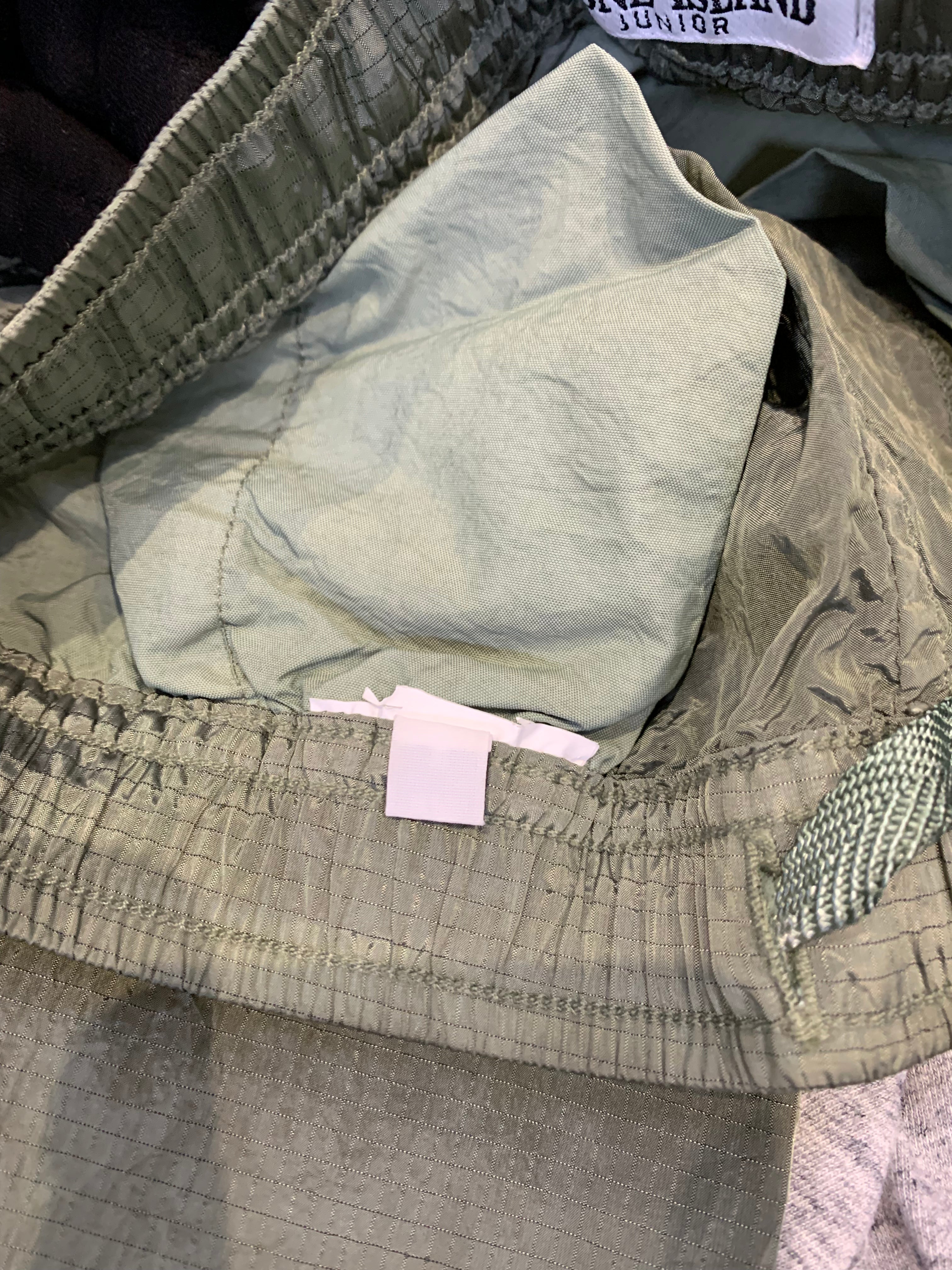 STONE ISLAND - PANTALON - VERT - 8 ANS