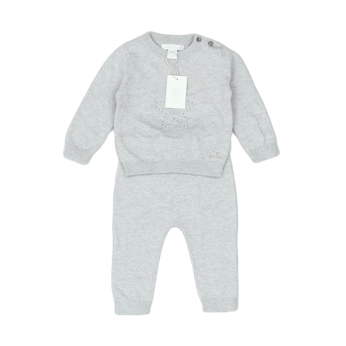 MARIE-CHANTAL - SET - GREY - 6 MONTHS