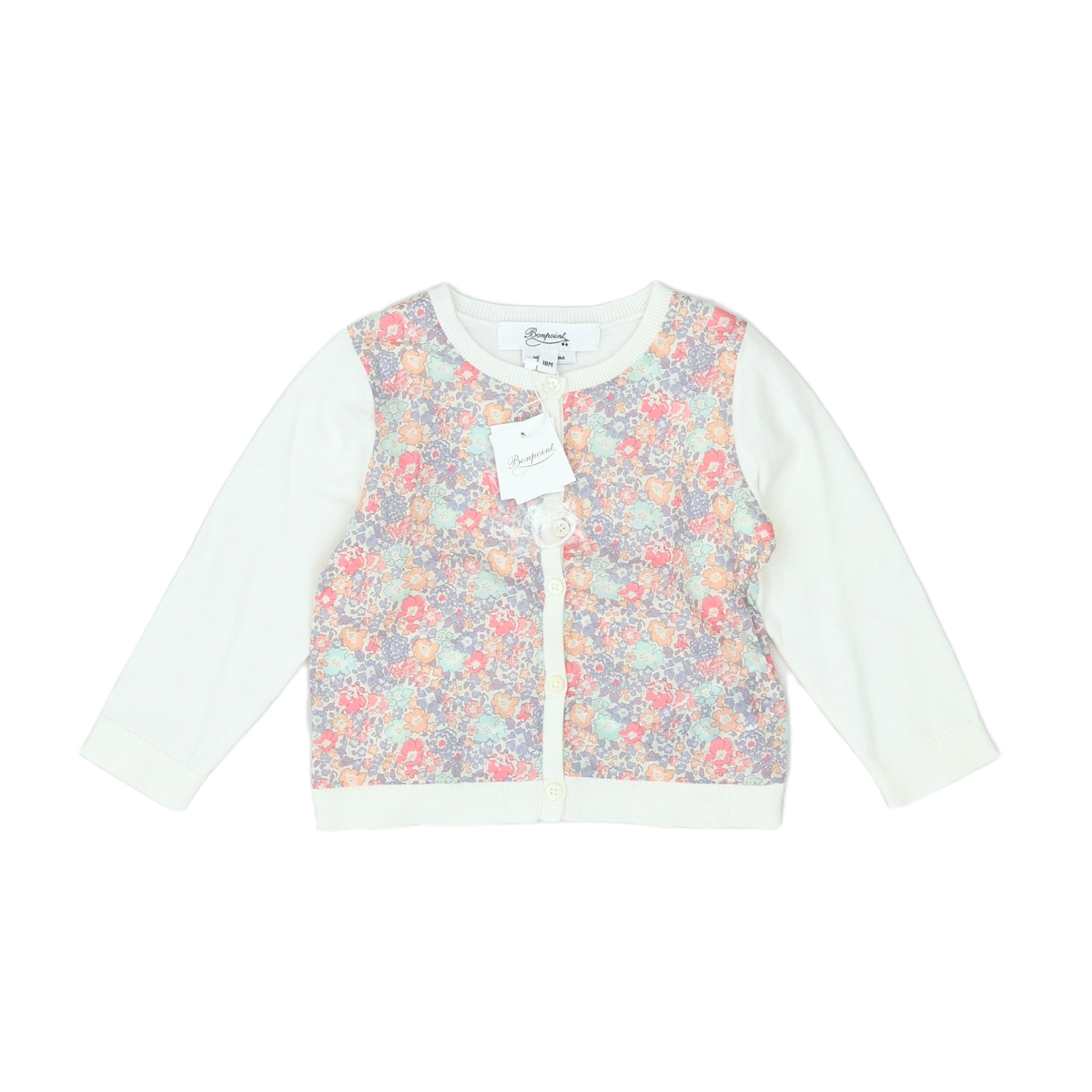 BONPOINT - CARDIGAN - BLANC - 18 MOIS