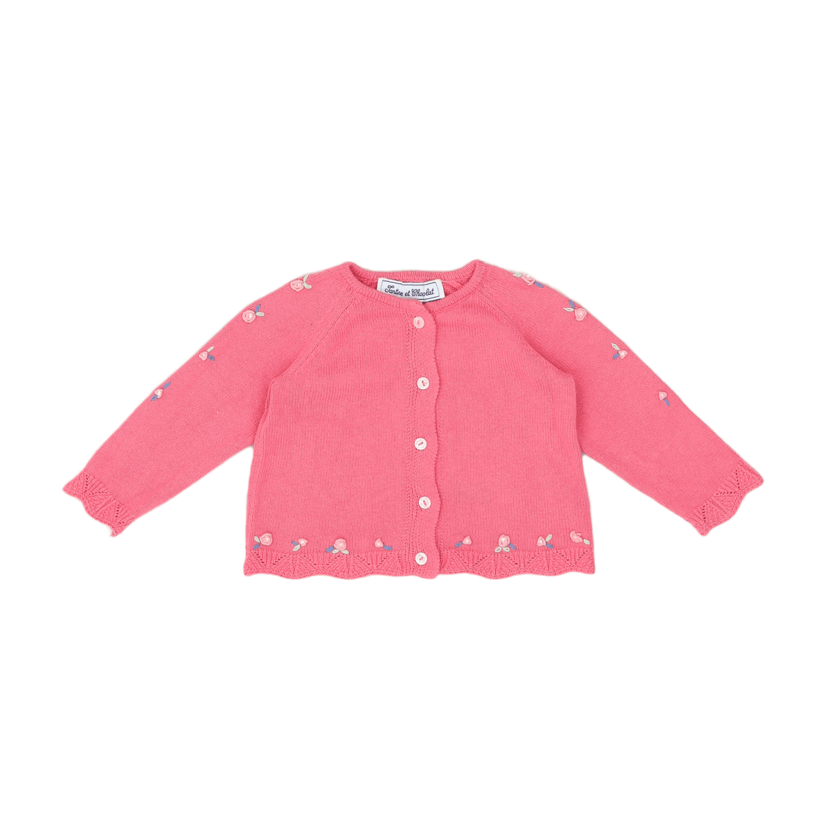 TARTINE & CHOCOLAT - STRICKJACKE - ROSA - 12 MONATE