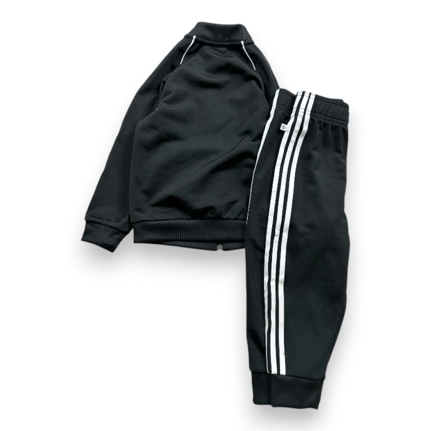 ADIDAS - ENSEMBLE SURVÊTEMENT - NOIR, BLANC - 3 ANS