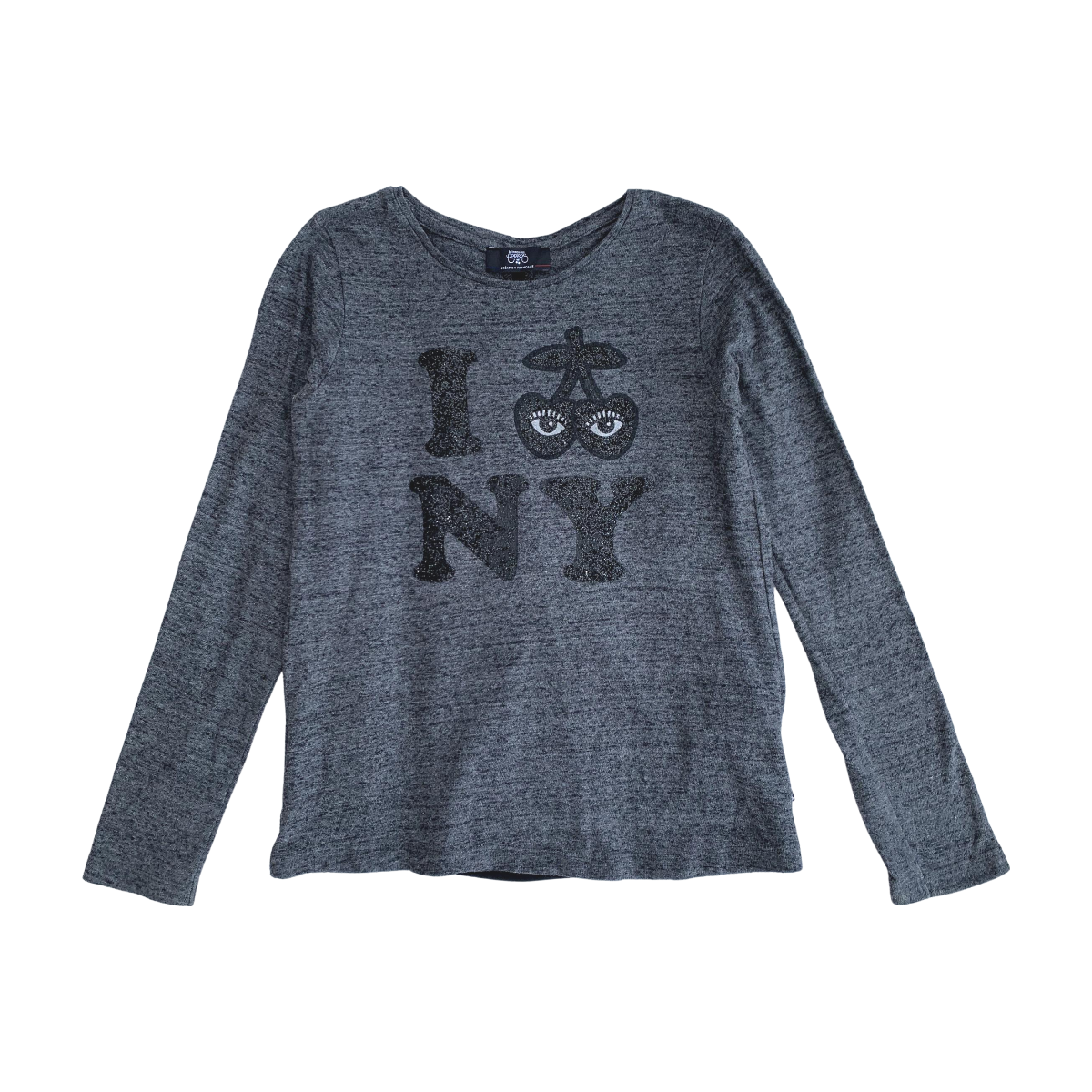 LE TEMPS DES CERISES - T-SHIRT - GRIS - 12 ANS