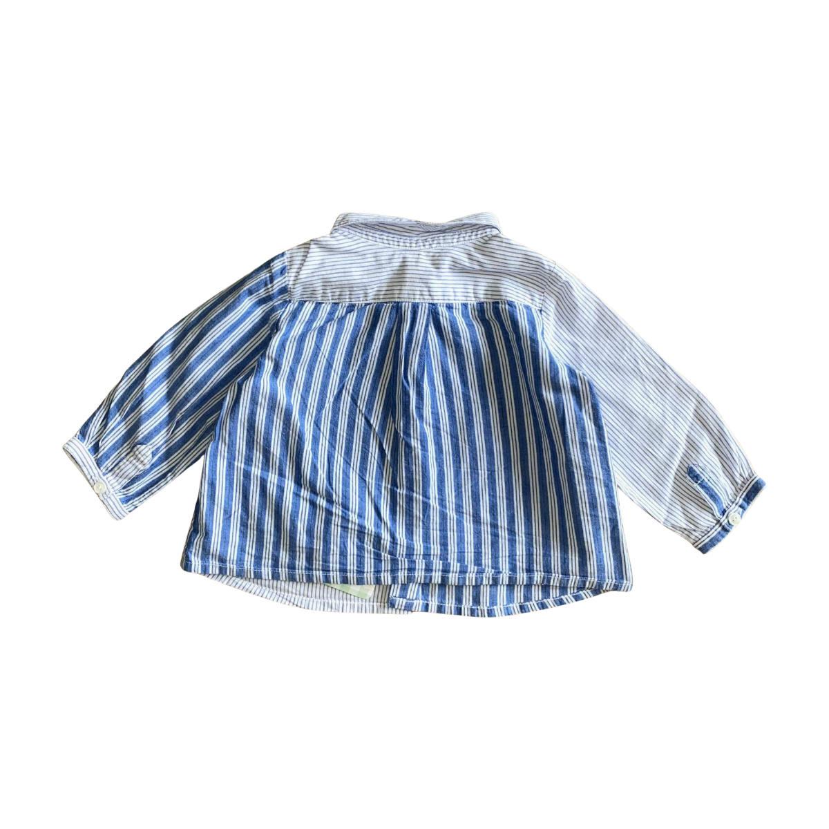 BONPOINT - CHEMISE - BLEU, BLANC - 6 MOIS