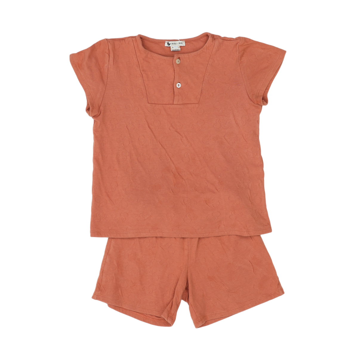 RISU RISU - ENSEMBLE - ORANGE - 12 MOIS