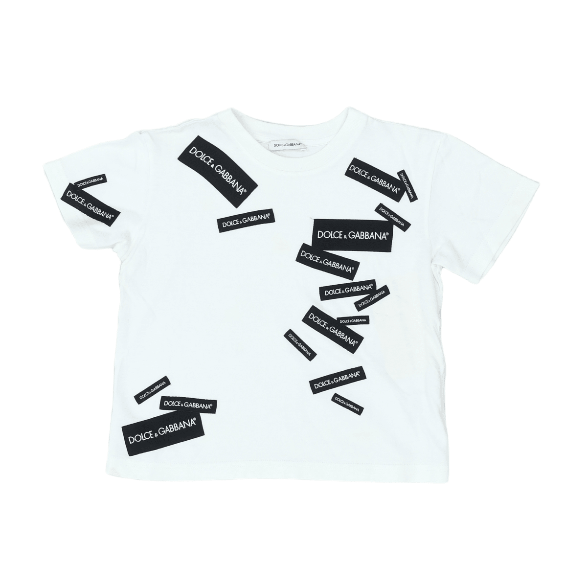 DOLCE & GABBANA - T-SHIRT - WHITE, BLACK - 24 MONTHS