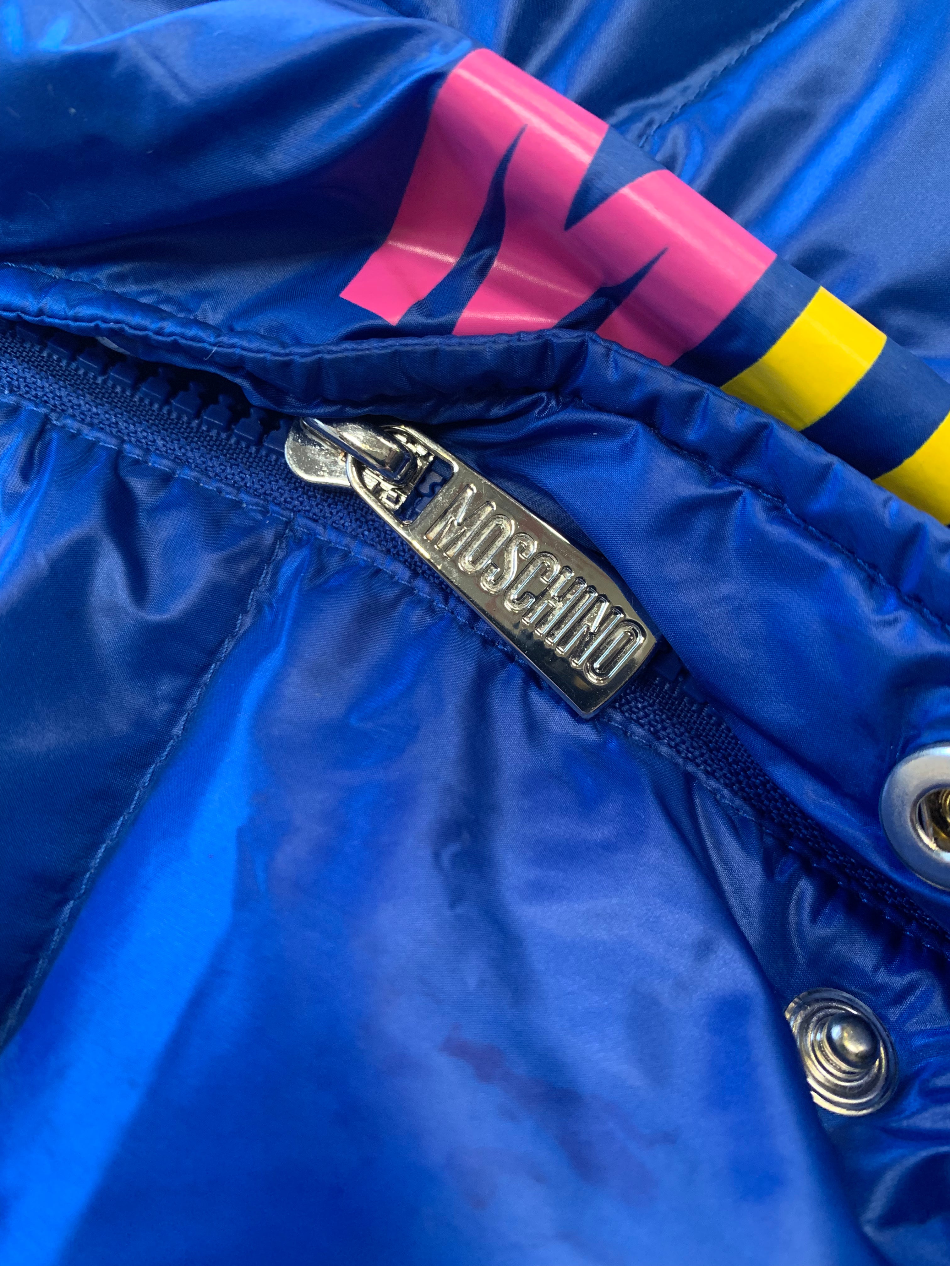 MOSCHINO - DAUNENJACKE - BLAU - 4 JAHRE