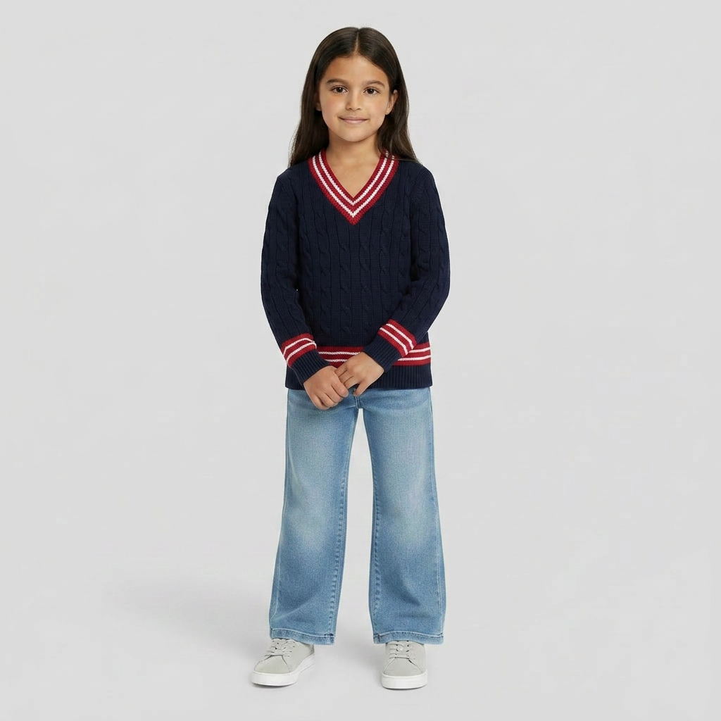 IL GUFO - PULL - BLEU, ROUGE - 6 ANS