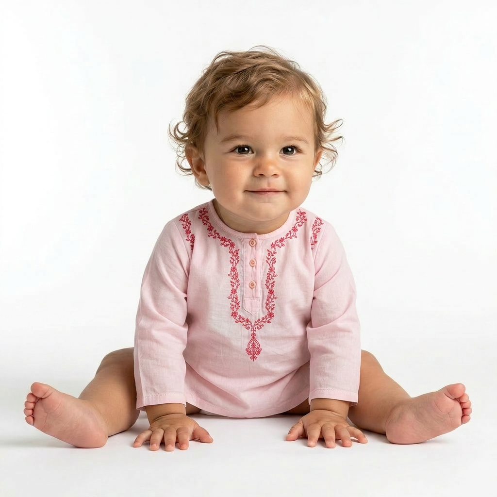 BONPOINT - BLOUSE - ROSE - 6 MOIS