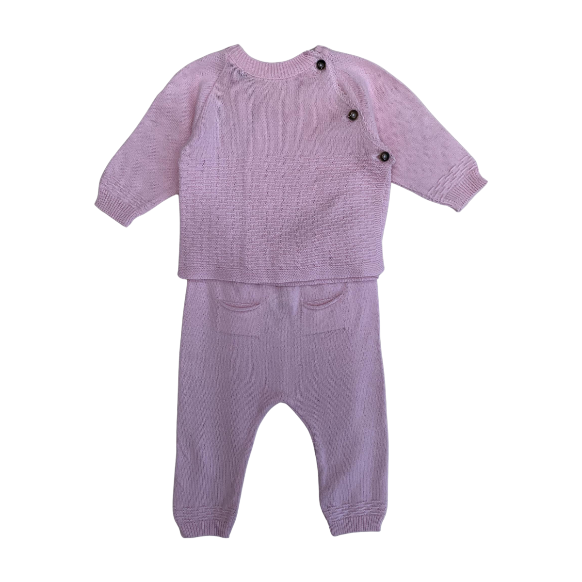 FRILO SWISS MADE - ENSEMBLE - ROSE - 3 MOIS