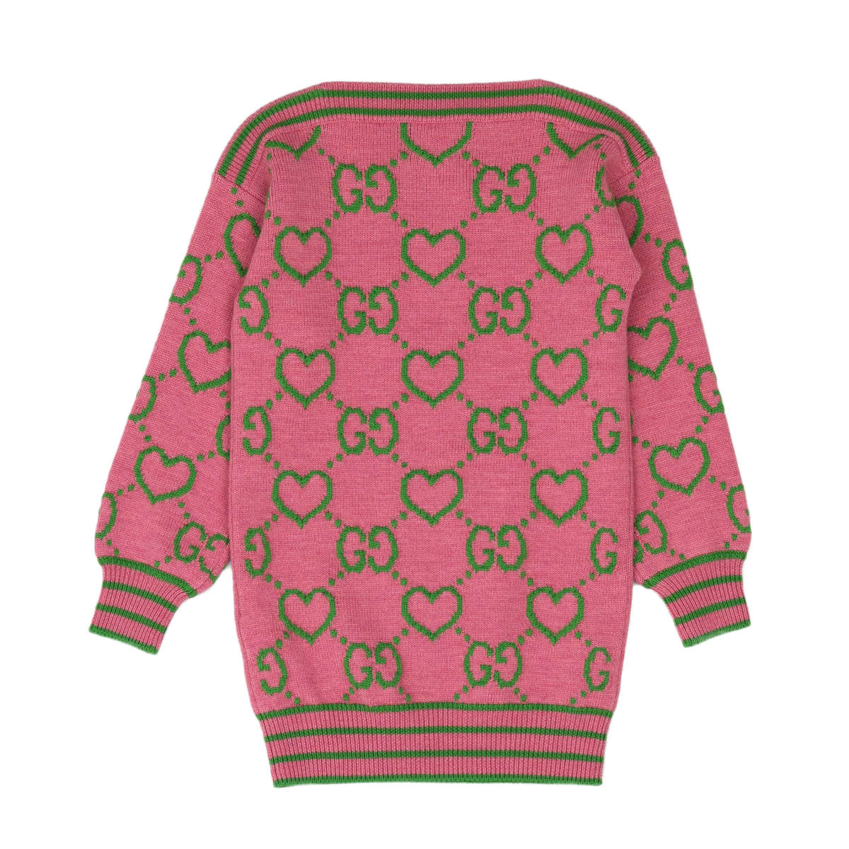 GUCCI - ROBE - ROSE, VERT - 6 ANS