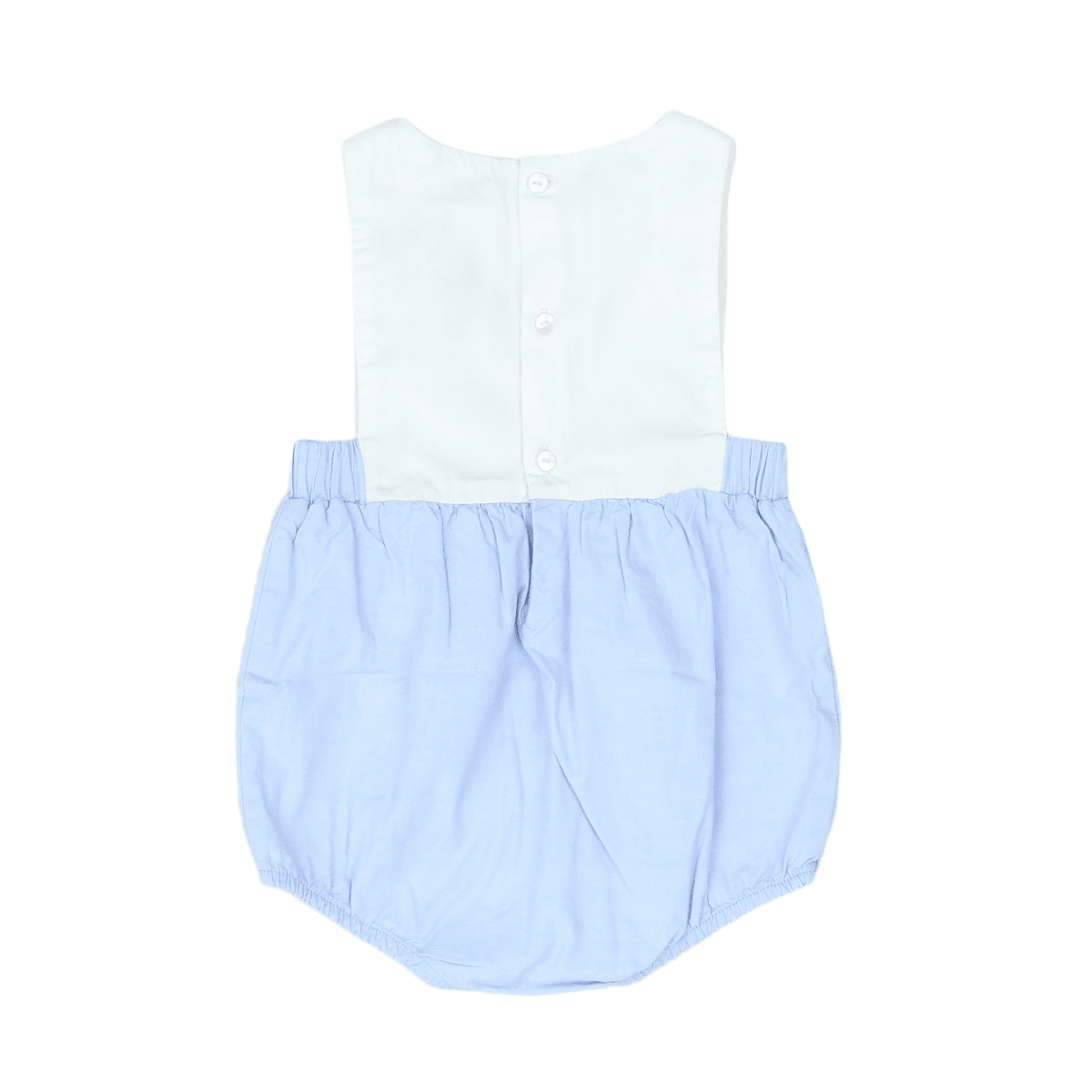 JACADI - JUMPSUIT - WHITE, BLUE - 6 MONTHS