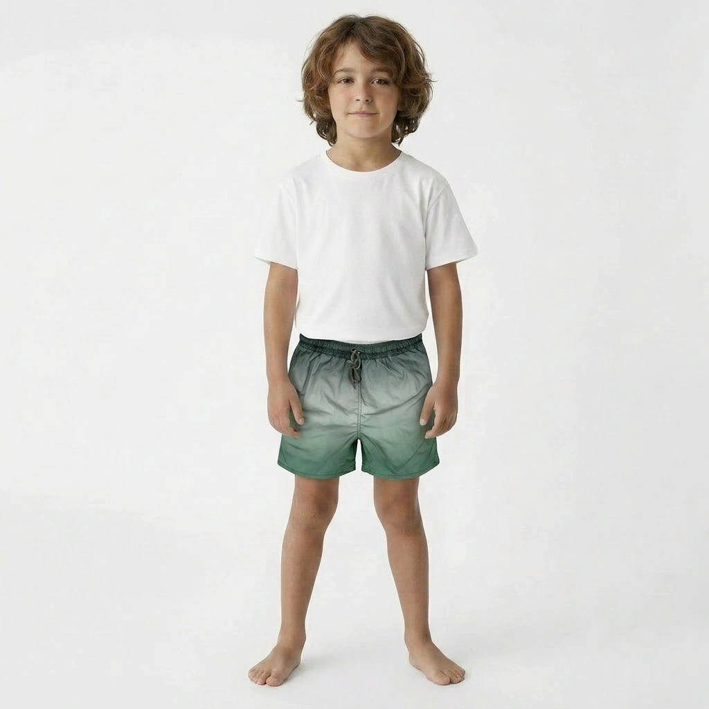 FINGER IN THE NOSE - SHORT DE BAIN - VERT - 10 ANS
